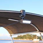 Railblaza Bimini RailMount mit LED Scheinwerfer