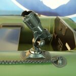 Railblaza RIBPort in schwarz mit Rutenhalter