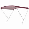 Bimini-Top / Tenda parasole ELEGANCE con 2 archi / Altezza 115 cm - Larghezza 130 cm rosso