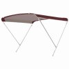 Bimini-Top / pare-soleil ELEGANCE avec 2 arceaux / hauteur 140 cm - largeur 150 cm bordeaux