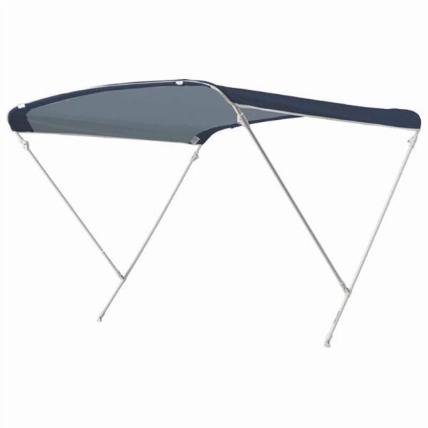 Bimini-Top / pare-soleil ELEGANCE avec 2 arceaux / hauteur 140 cm - largeur 150 cm bleu