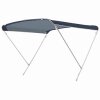 Bimini-Top / pare-soleil ELEGANCE avec 2 arceaux / hauteur 140 cm - largeur 150 cm bleu