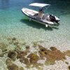 Bimini-Top / Sonnenverdeck ELEGANCE mit 3 Bögen / Höhe 140 cm - Breite 170 cm dunkelgrau