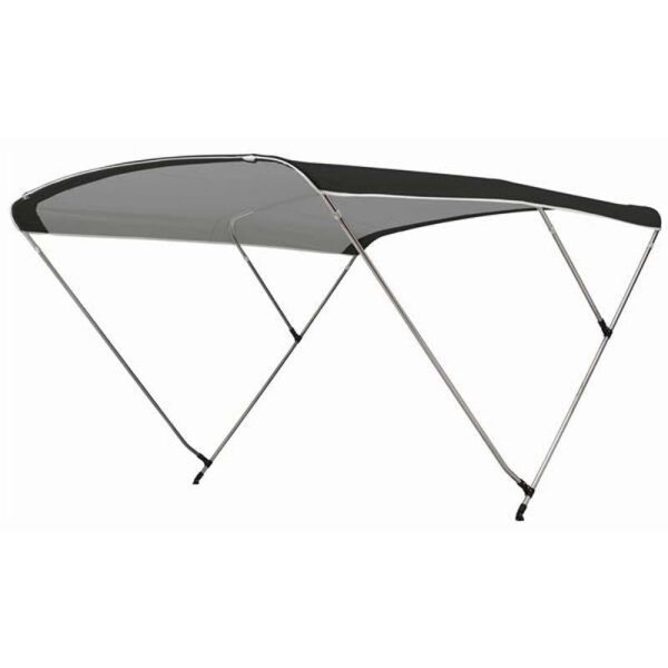 Bimini-Top / Sonnenverdeck SPORT mit 3 Bögen / Höhe 140 cm - Breite 185 cm schwarz