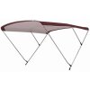 Bimini-Top / Tettuccio parasole SPORT con 4 archi / Altezza 140 cm - Larghezza 170 cm bordeaux
