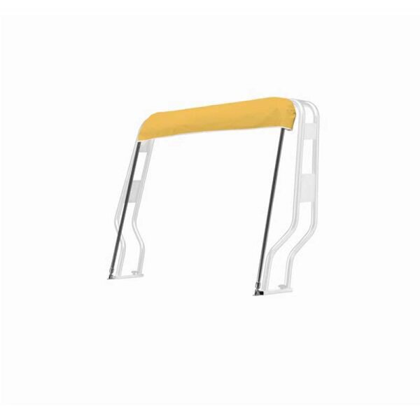 Bimini-Top / Sonnenverdeck JOLLY für Geräteträger / Roll-Bar "GOMMONE" Breite 155 cm - gelb