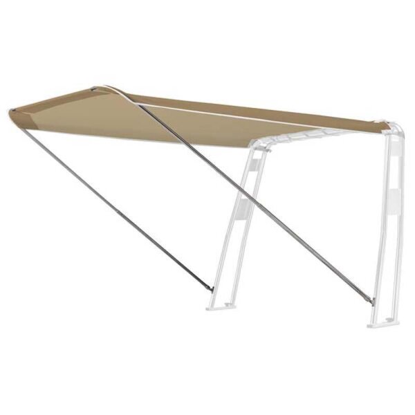 Bimini-Top / Tettuccio parasole UNIVERSALE per portattrezzi / Roll-Bar "BARCA" Larghezza 170 cm - beige