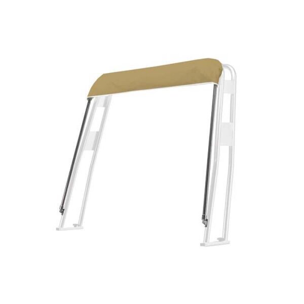 Bimini-Top / Tettuccio parasole UNIVERSALE per portattrezzi / Roll-Bar "BARCA" Larghezza 170 cm - beige
