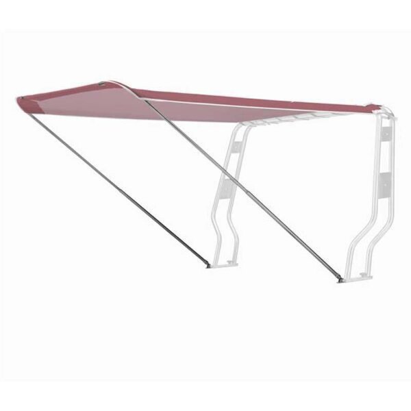 Bimini-Top / pare-soleil UNIVERSEL pour porte-équipement / arceau de sécurité « BARCA » largeur 170 cm - rouge