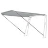 Bimini-Top / Sonnenverdeck UNIVERSAL für Geräteträger / Roll-Bar "BARCA" Breite 170 cm - silber