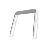Bimini-Top / Sonnenverdeck UNIVERSAL für Geräteträger / Roll-Bar "BARCA" Breite 170 cm - silber