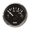 KUS analoge Kühlwassertemperaturanzeige / Motortemperaturanzeige - schwarz