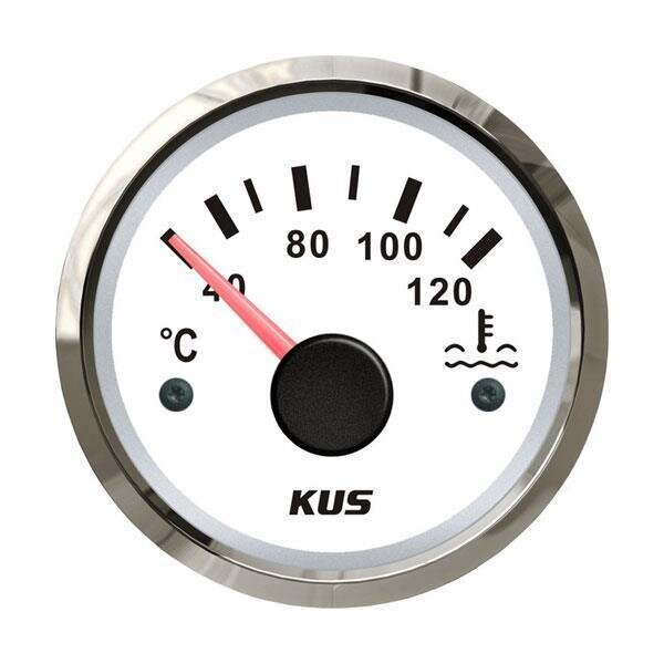 KUS Indicatore di temperatura per acqua di raffreddamento motore - bianco