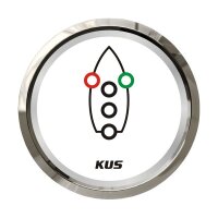 Indicatore di controllo luci di navigazione KUS - bianco
