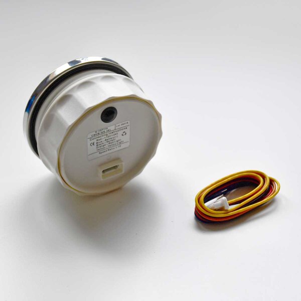 Compte-tours KUS avec compteur dheures de service pour moteurs in-bord 0-3000 tr/min - noir