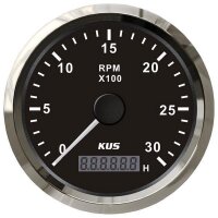 Compte-tours KUS avec compteur dheures de service pour...