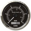 Tachimetro GPS KUS con indicatore analogico della velocità e indicatore digitale della rotta
