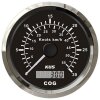 Compteur de vitesse GPS KUS avec affichage analogique de la vitesse et affichage numérique du cap
