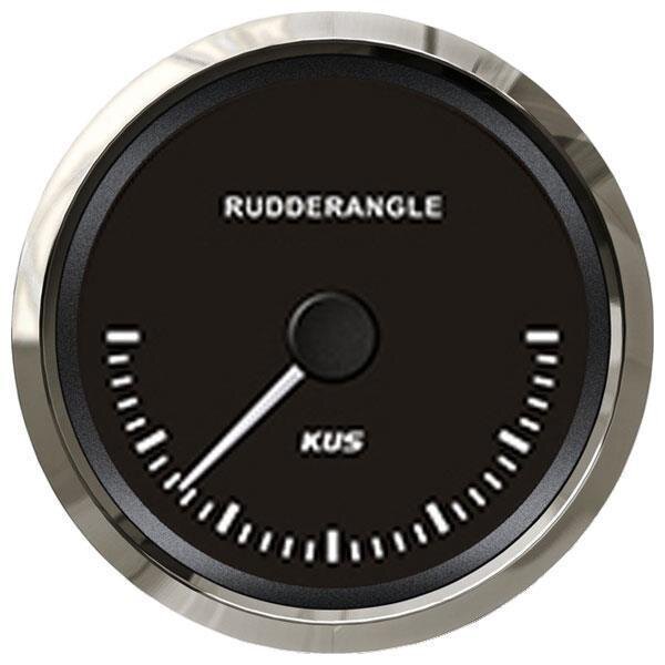 KUS analoge Ruderlagenanzeige / Ruderstandsanzeige groß - schwarz