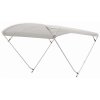 Bimini-Top / Sonnenverdeck CHIC mit 3 Bögen / Höhe 95 cm - Breite 215 cm weiß