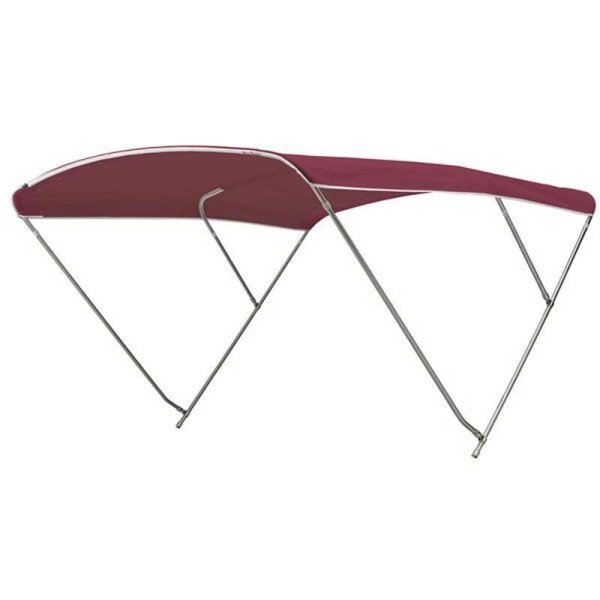 Bimini-Top / taud ROYAL avec 3 arceaux Hauteur 115 cm - Largeur 185 cm - Crimson Red (P015)