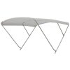Bimini-Top / Tenda parasole ROYAL con 3 archi Altezza 115 cm - Larghezza 215 cm -  Silver (5035)