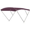 Bimini-Top / Capote ROYAL avec 3 arceaux Hauteur 140 cm - Largeur 215 cm -  Bordeaux (5034)