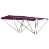 Bimini-Top / Sonnenverdeck SUPERIOR mit Geräteträger BARCA - Breite 200 cm / Höhe 130 cm - Burgundy (5034)