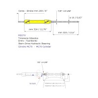 Hydrodrive Hydraulische Lenkung MSD70-TF für...