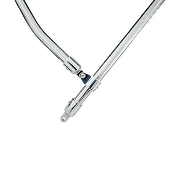 Bimini-Top / Sonnenverdeck SPORT PLUS mit 3 Bögen / Höhe 140 cm - Breite 170 cm blau