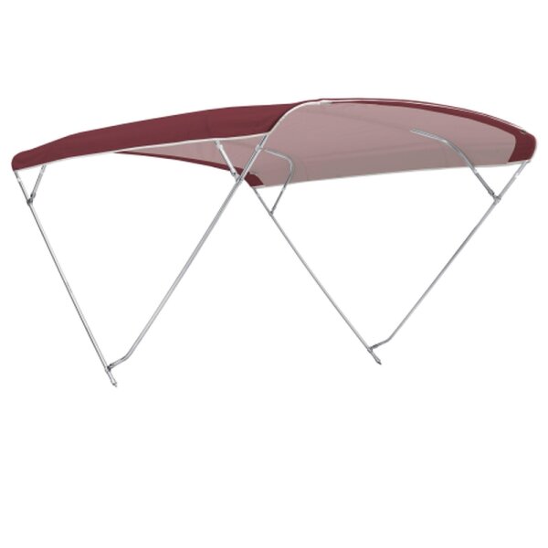 Bimini-Top / pare-soleil SPORT PLUS avec 4 arceaux / hauteur 140 cm - largeur 150 cm bordeaux