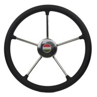 Hydrodrive Steuerrad 16020-VRB 35 - Edelstahl / schwarz...