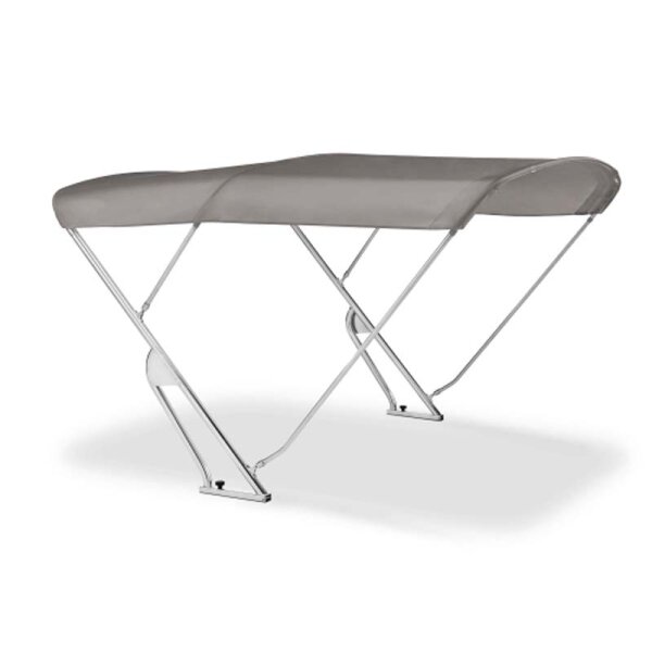 Bimini-Top / Tendalino parasole STRANGE con supporto per attrezzature / Larghezza 170 cm - Cadet Grey 5530