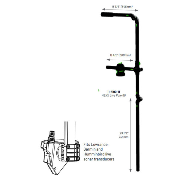 Railblaza HEXX Live Pole 60 Geberstange