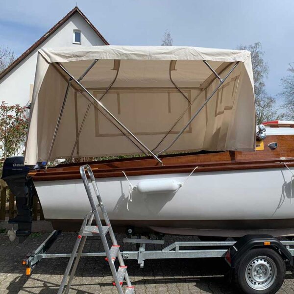 Einsetzen eines senkrechten Reißverschlussees zum Verbinden der Verlängerungen